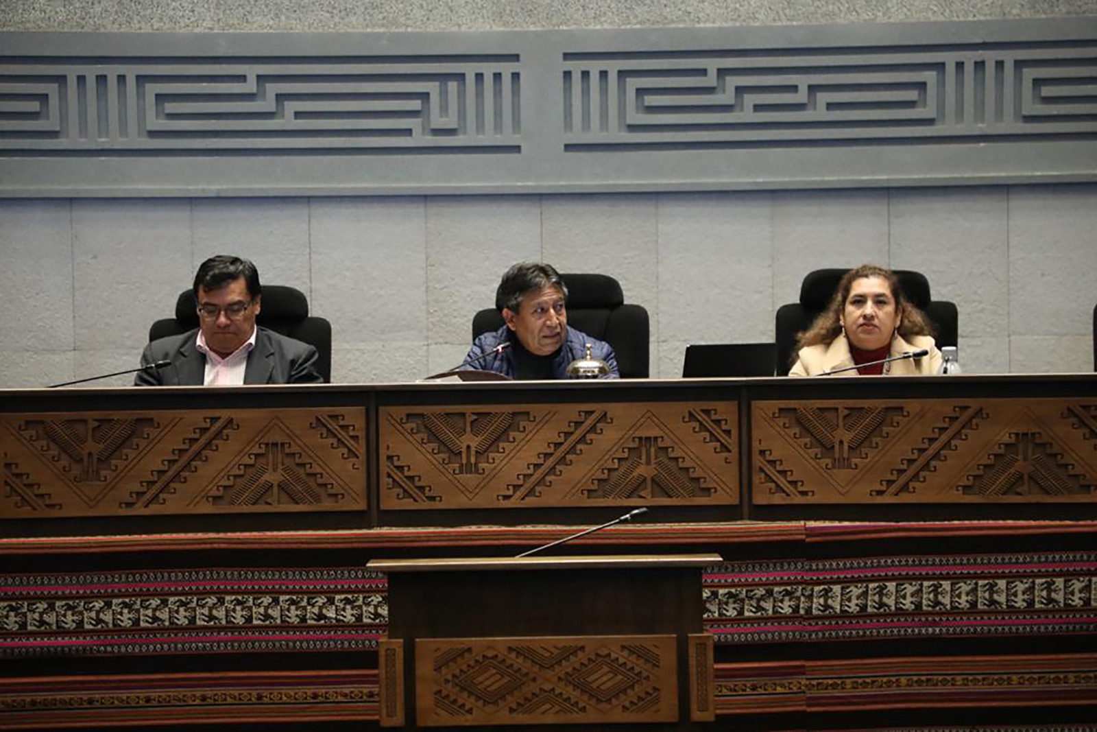 El presidente nato de la Asamblea Legislativa Plurinacional, David Choquehuanca.