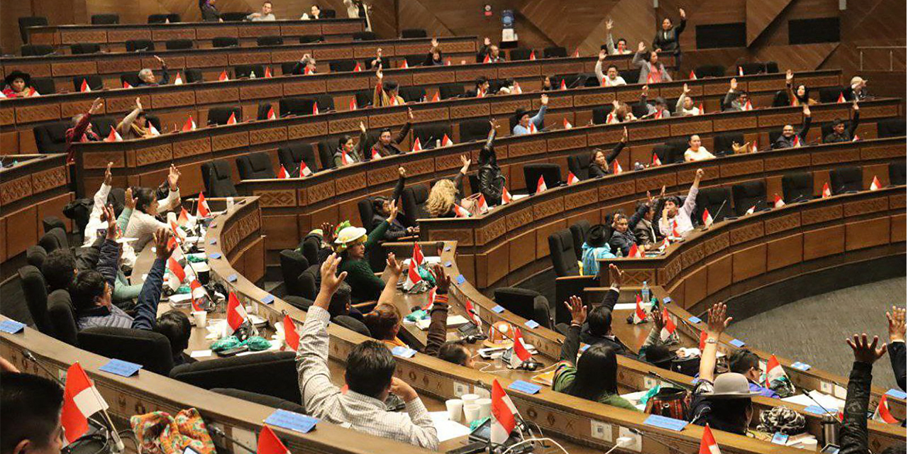 La aprobación en grande y en detalle del proyecto de Ley del Oro en Diputados. (Foto: Dipu-tados)