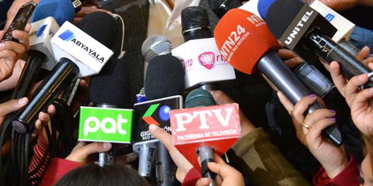 Medios de comunicación en Bolivia tiene una amplia libertad. | Foto: RRSS