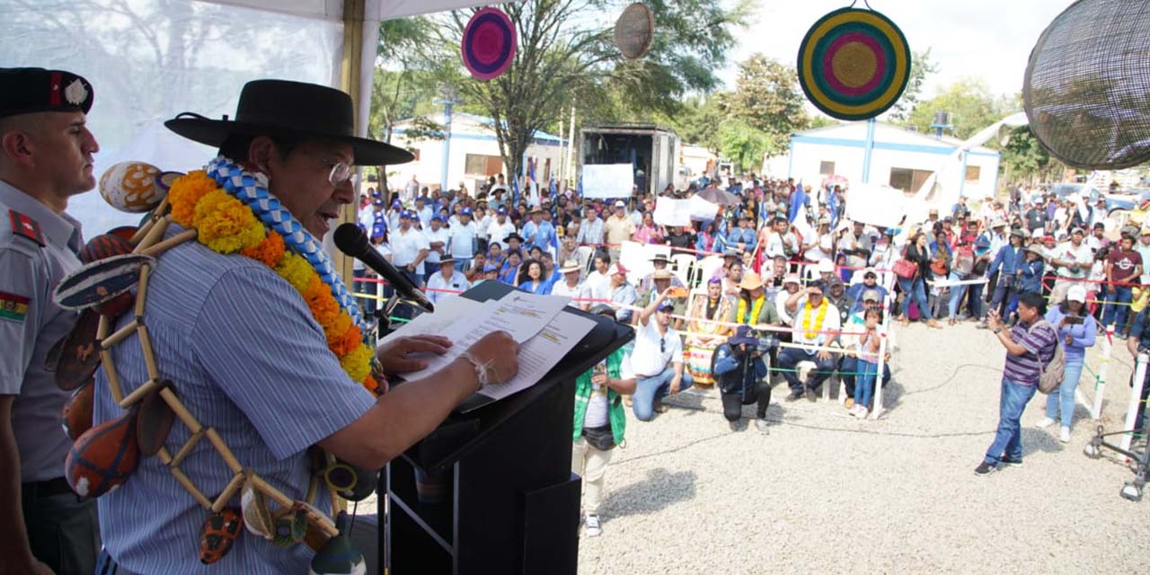 Presidente Arce exhorta a los asambleístas aprobar leyes para beneficio de la población