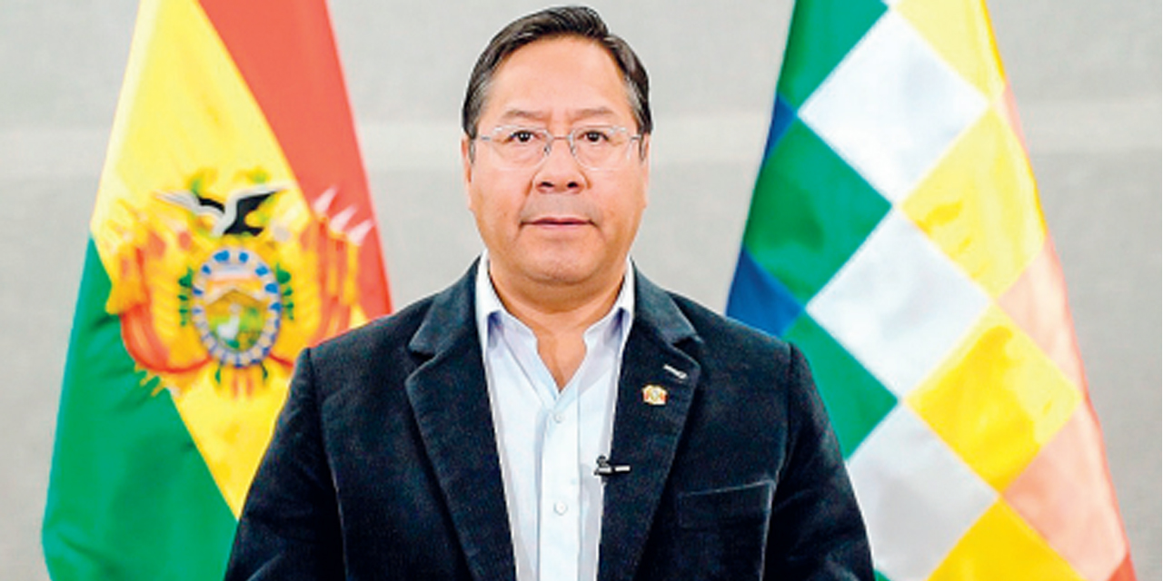 El presidente de Bolivia, Luis Arce. (Foto: Presidencia)