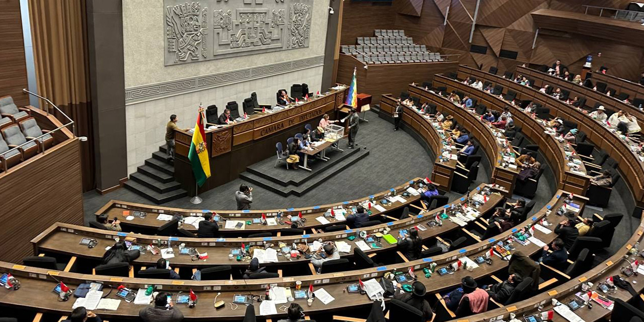 Diputados sesionaron el jueves para tratar el proyecto de Ley Corta Judicial. (Foto: Gonzalo Jallasi)