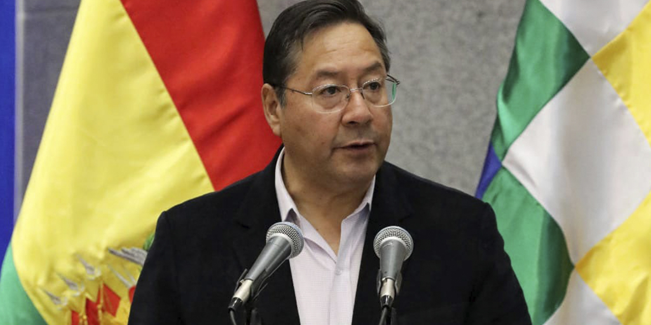 El presidente del Estado Plurinacional de Bolivia, Luis Arce Catacora. (Foto: Presidencia)