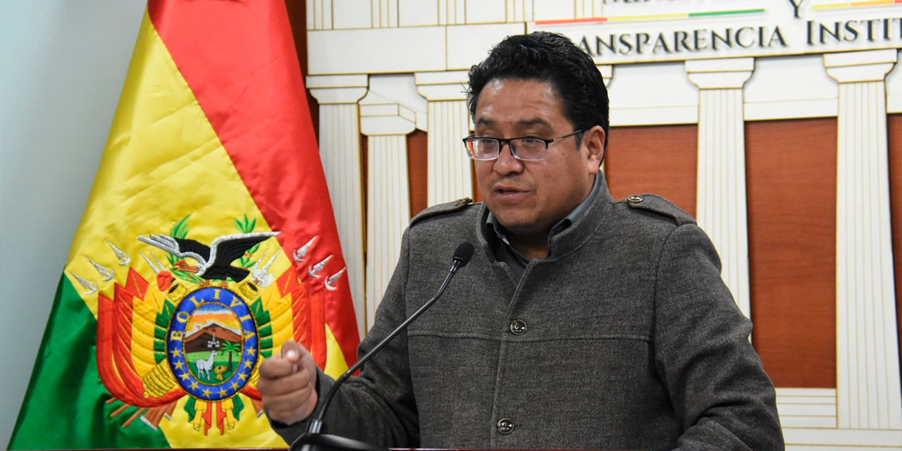 El viceministro de Justicia y Derechos Fundamentales, César Siles. Foto: Gonzalo Jallasi