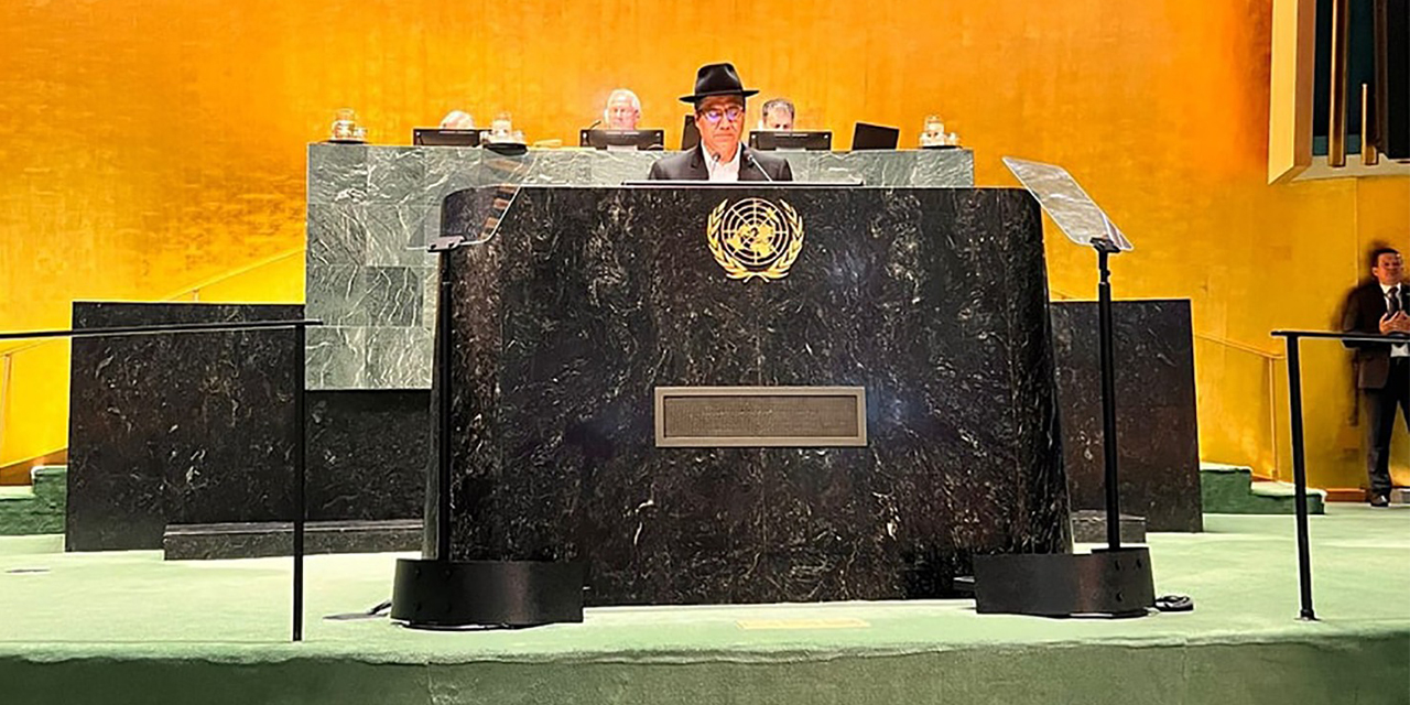 El embajador de Bolivia ante la ONU, Diego Pary. (Foto: ONU)