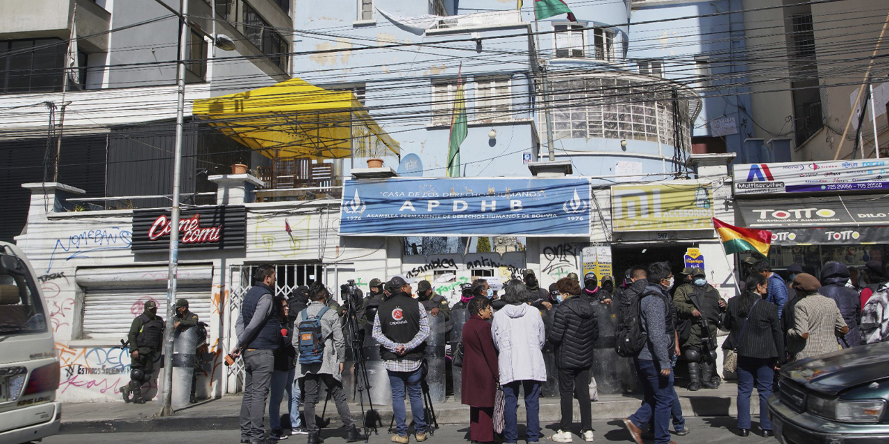 Instalaciones de la Asamblea Permanente de Derechos Humanos.