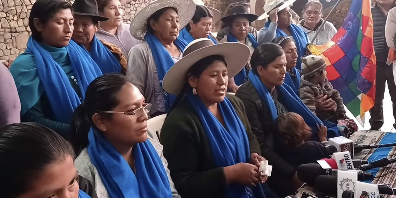 Arminda Condori, nueva ejecutiva de las Bartolinas en Cochabamba. 