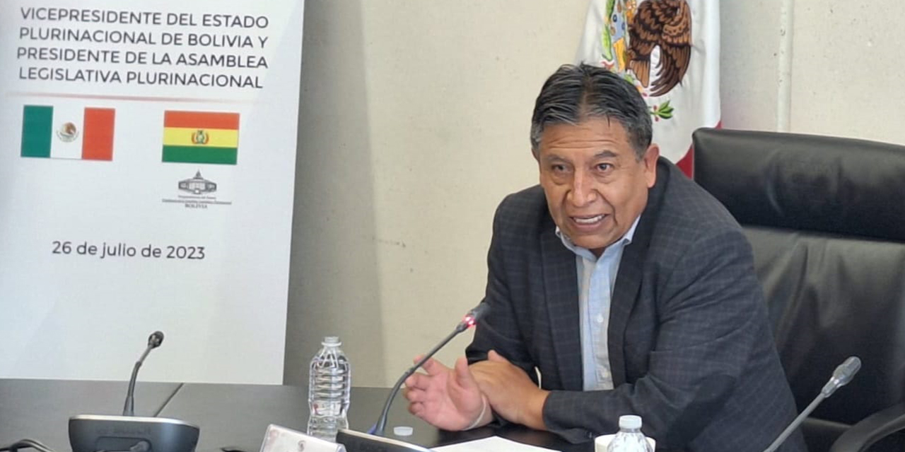 David Choquehuanca, vicepresidente de Bolivia. (Foto: Vicepresidencia)