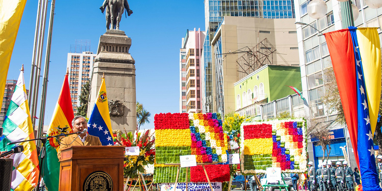 Bolivia reafirma su compromiso de consolidar su libertad frente al imperialismo y las hegemonías  