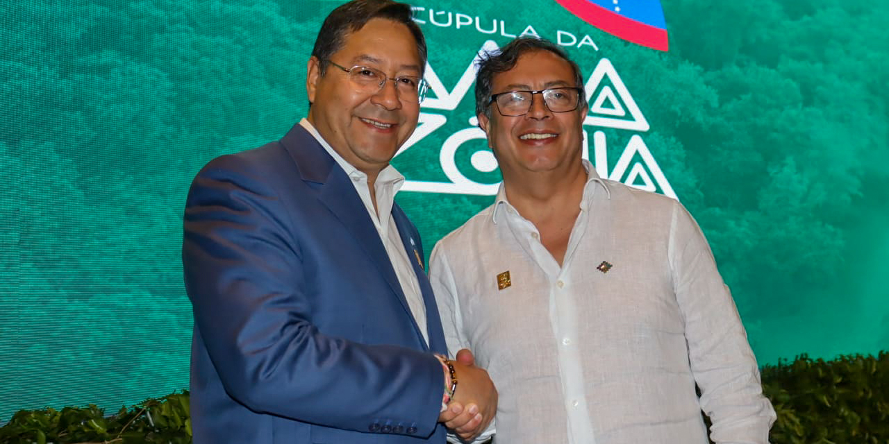 Luis Arce y Gustavo Petro