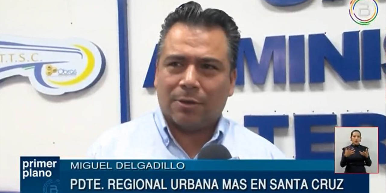  El presidente de la Regional Urbana del MAS en Santa Cruz, Miguel Delgadillo. | Foto: Captura