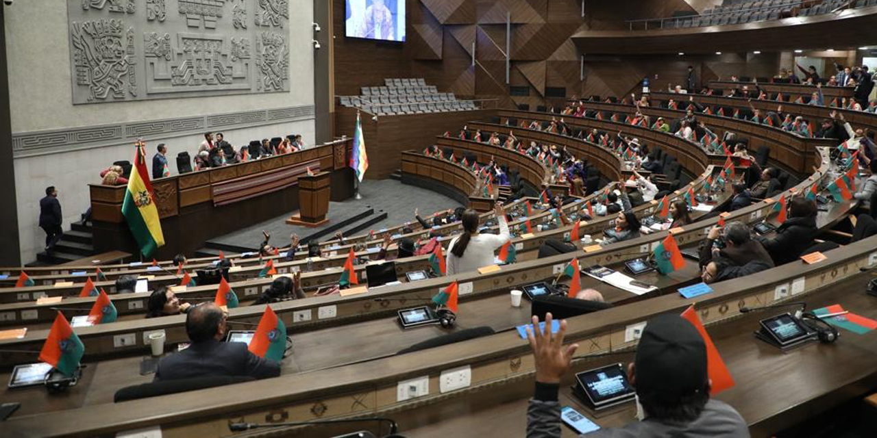 Vista del pleno de la Asamblea Legislativa Plurinacional / Foto: archivo