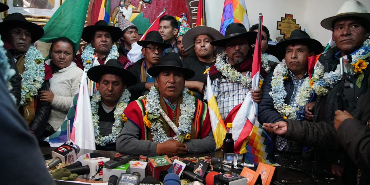 Ejecutivos de la dirigencia campesina. | Foto: Archivo