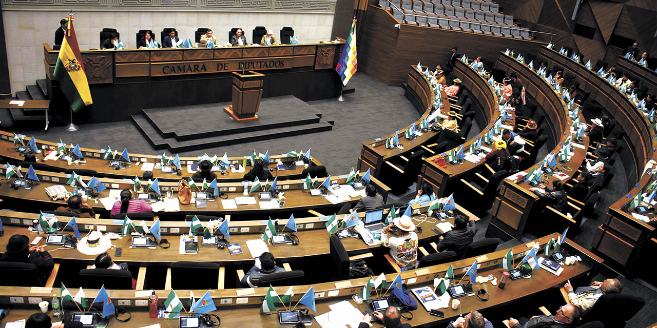 El pleno de Diputados que sesionó el jueves. //FOTO. GONZALO JALLASI