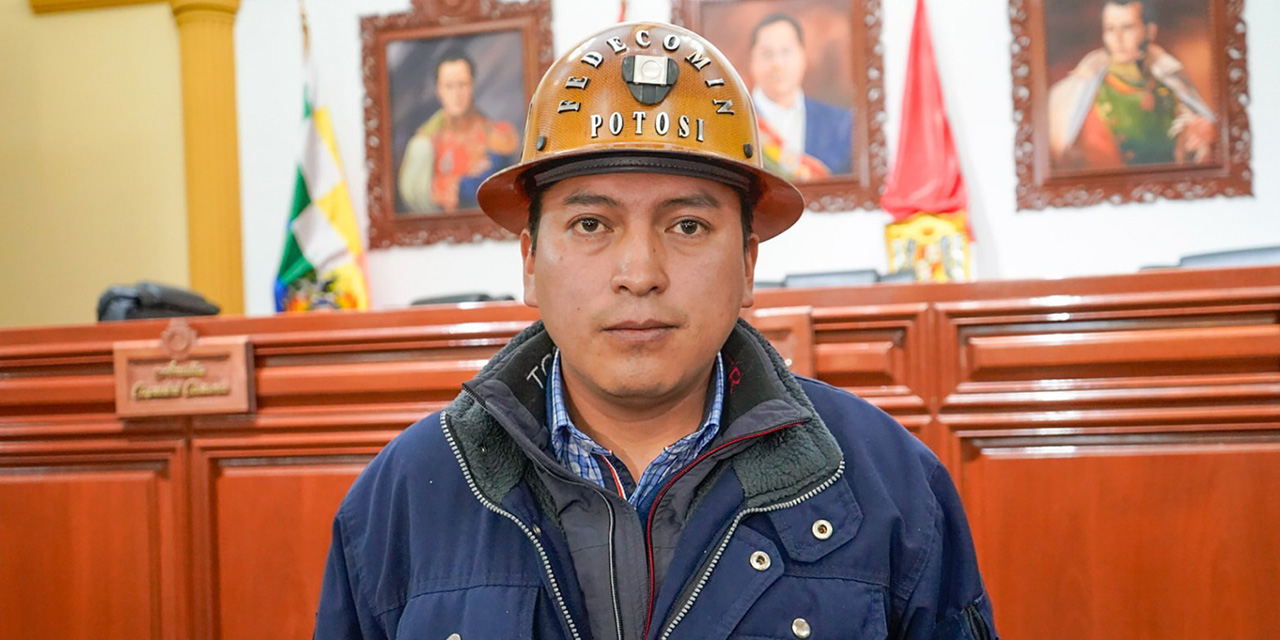 Marco Antonio Copa es el gobernador interino de Potosí. Foto:  Asamblea Departamental