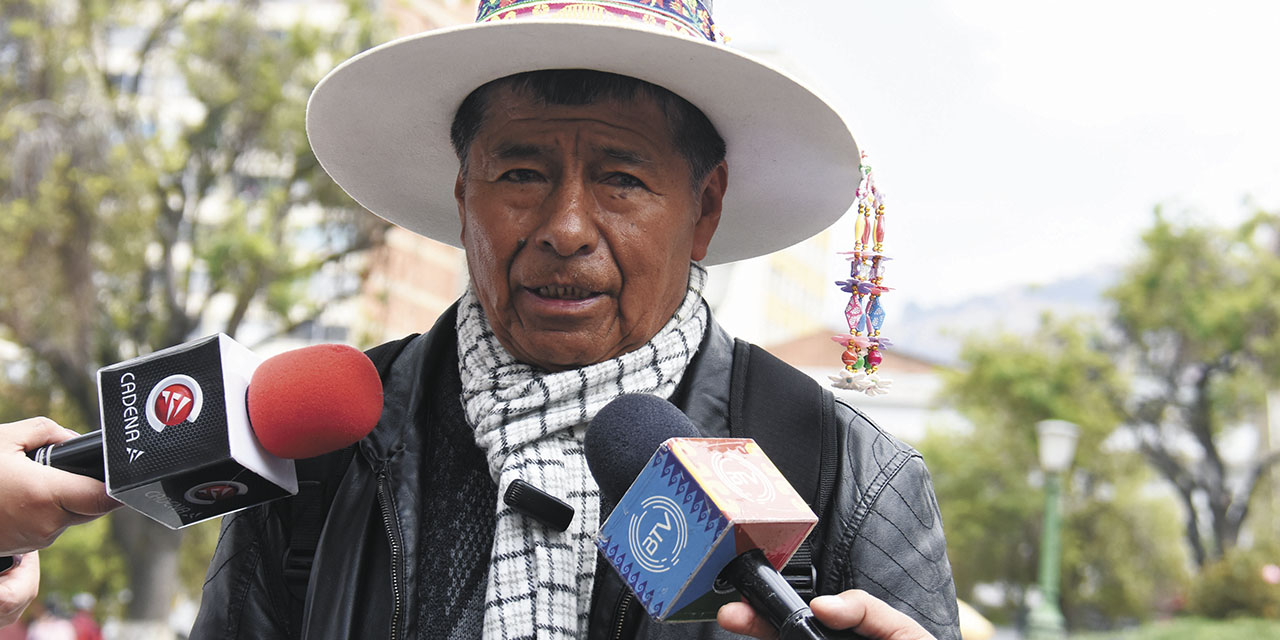 Onofre Choque, exdirigente de la Csutcb. | Foto: RRSS