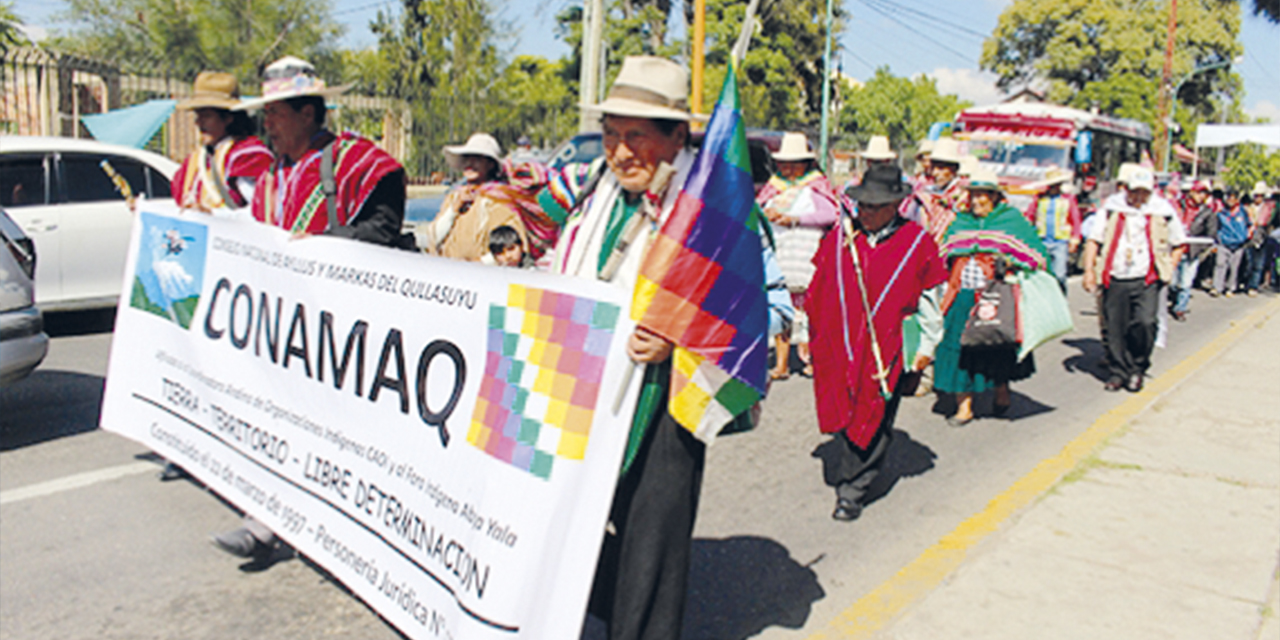 Un tantachawi o encuentro del Conamaq. | Foto: Conamaq