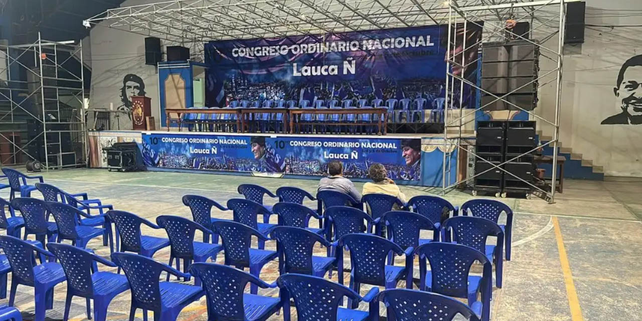 El congreso de Lauca Ñ, de Cochabamba, donde no participaron las organizaciones matrices de Bolivia. | Foto: MAS-IPSP