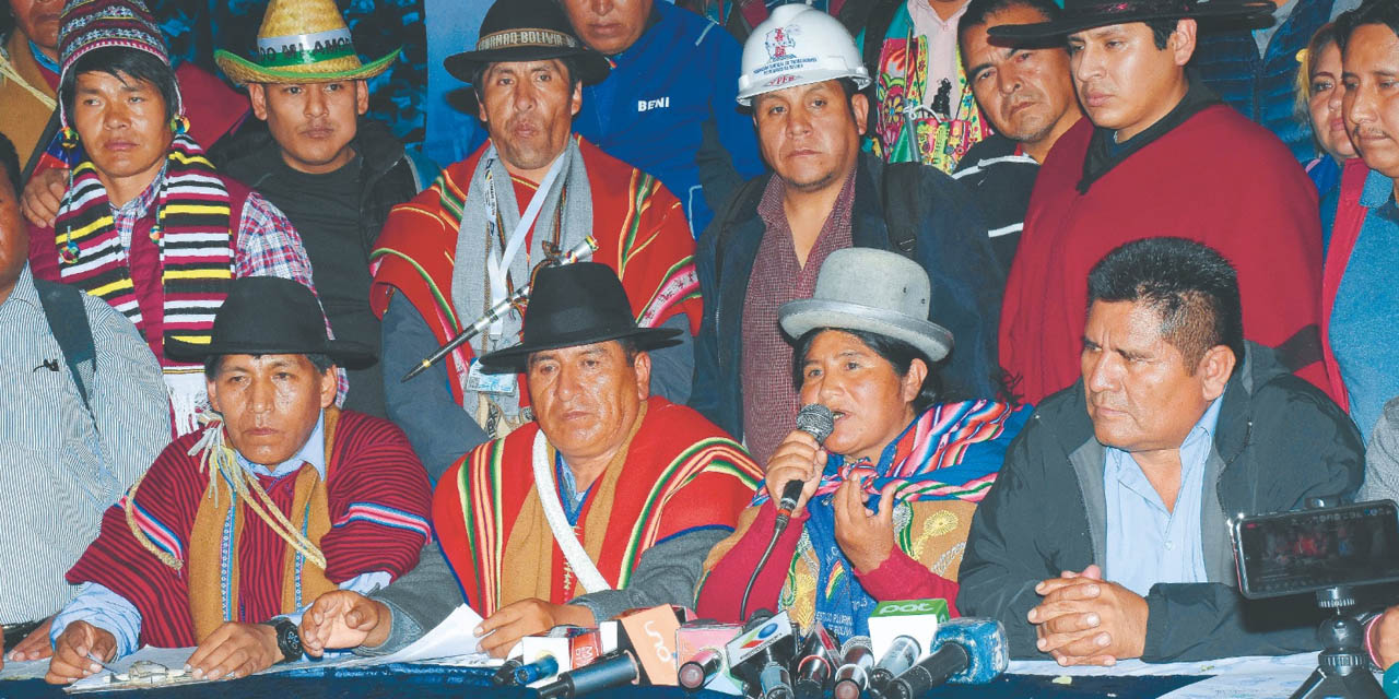 La dirigencia del Pacto de Unidad. | Foto: Archivo