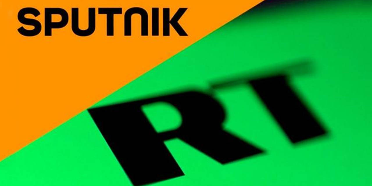 Logos de Sputnik y RT combinados. | Foto: RRSS