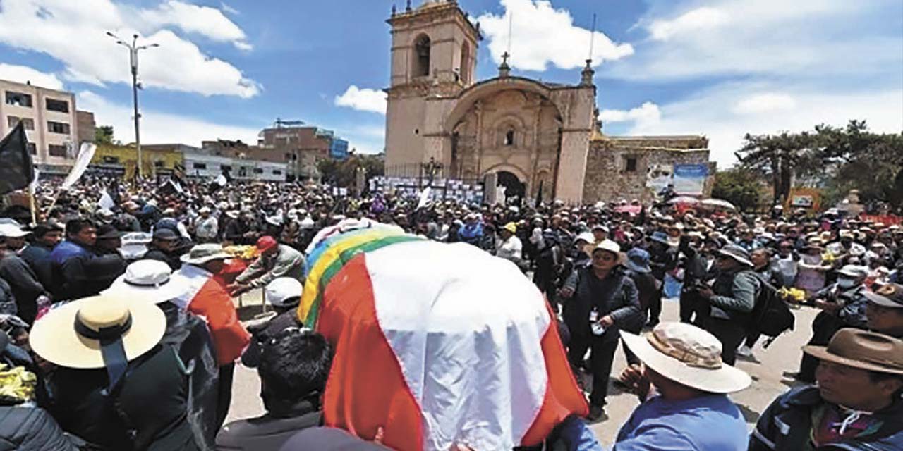 Las movilizaciones en Perú en contra del gobierno de Boluarte. | Foto: RRSS