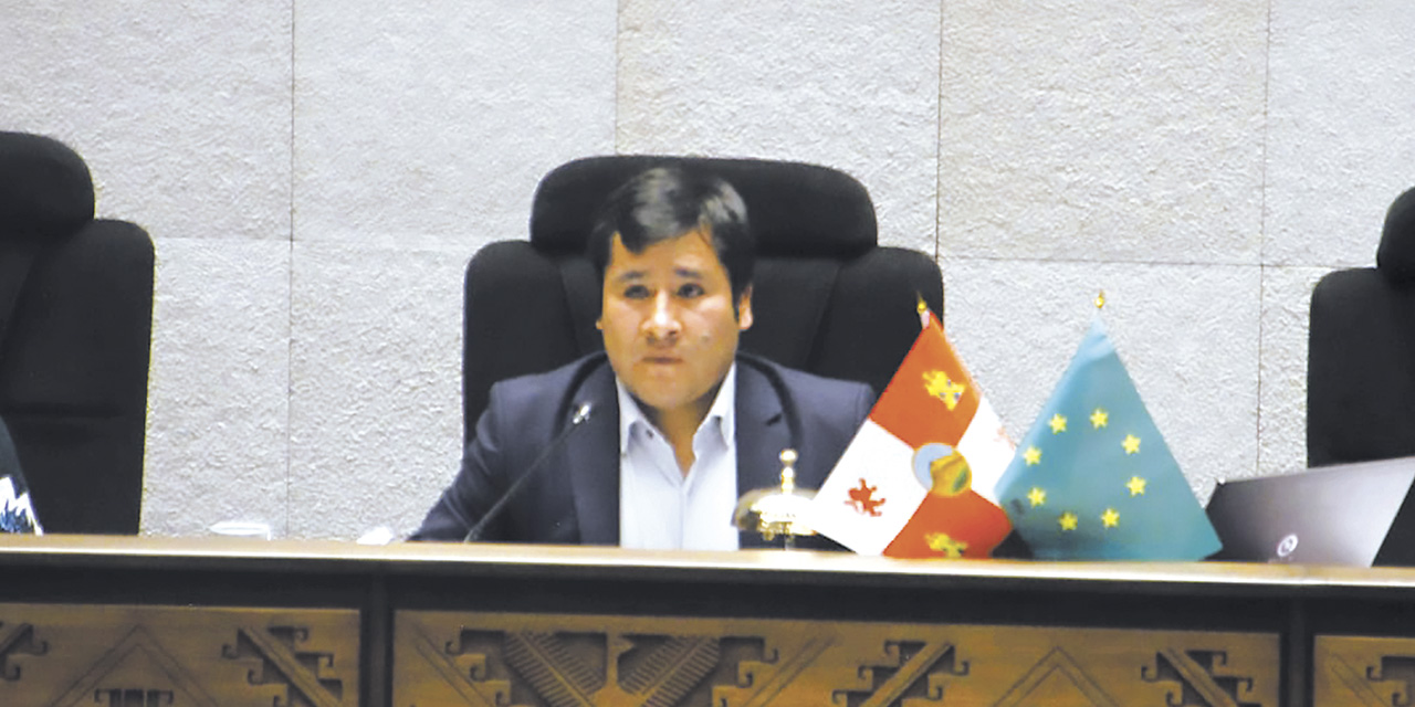 El presidente de la Cámara de Diputados, Israel Huaytari. | Foto: Archivo