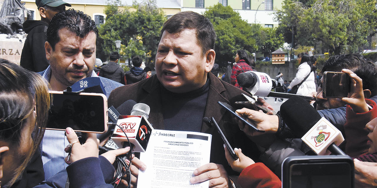 El vicepresidente de Amdecruz, Pedro Damián Dorado. | Foto: Amdecruz