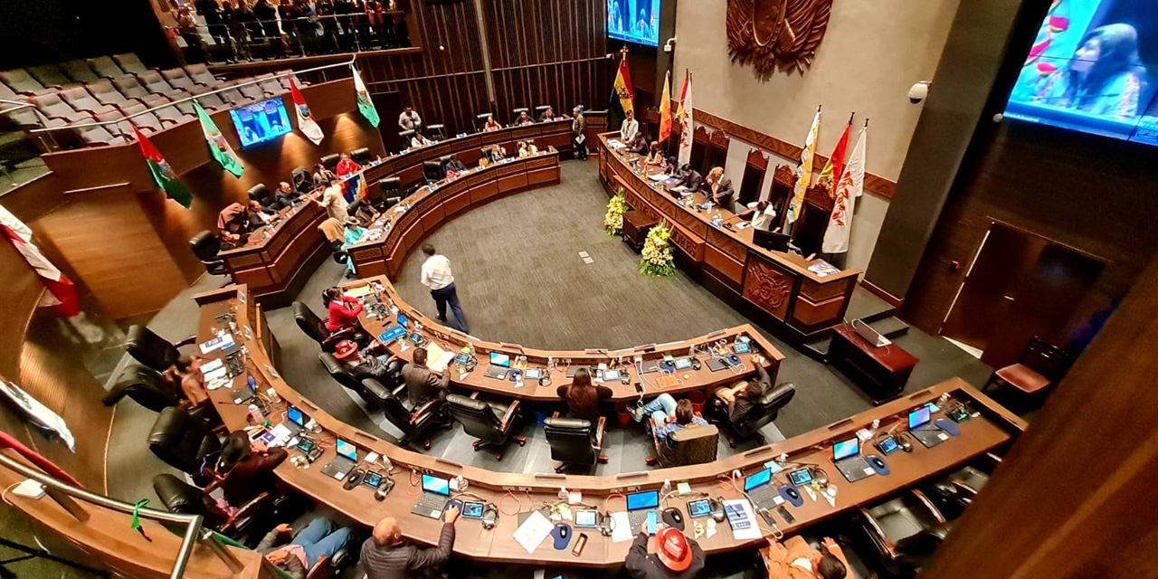 Pleno de la Cámara de Senadores.