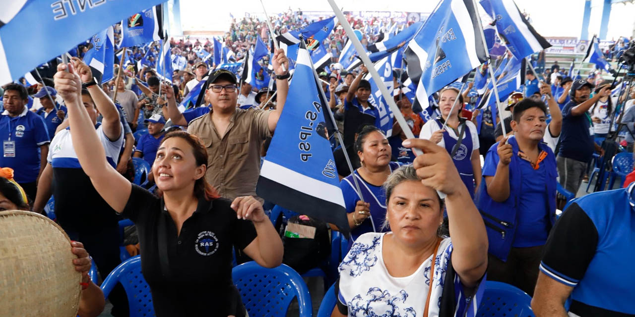 El décimo congreso que se llevó a inicios de octubre en Lauca Ñ.  | Foto: MAS