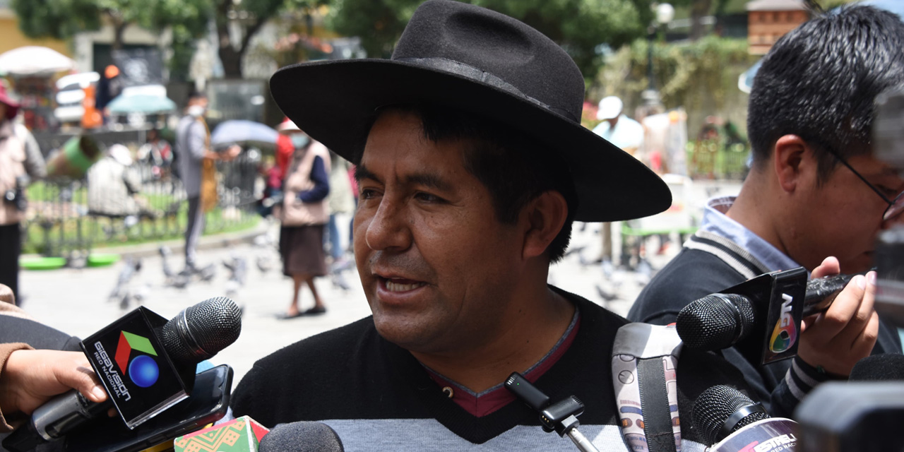 El secretario general de la entidad sindical, Mario Seña. | Foto: Josué Cortez