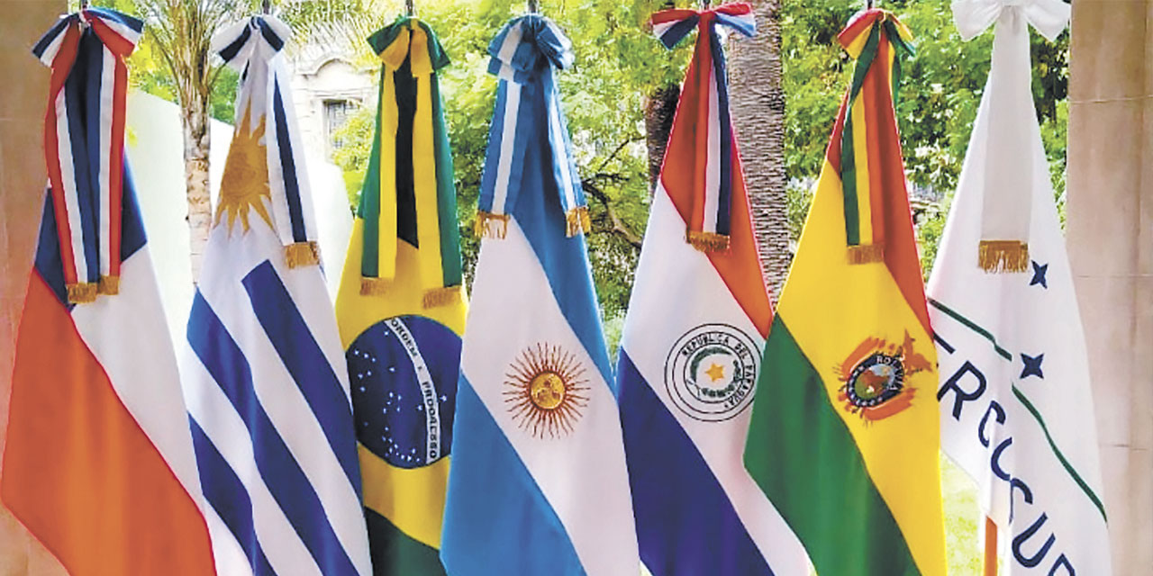 El Mercosur está integrado por Argentina, Brasil, Paraguay y Uruguay. | Foto: RRSS