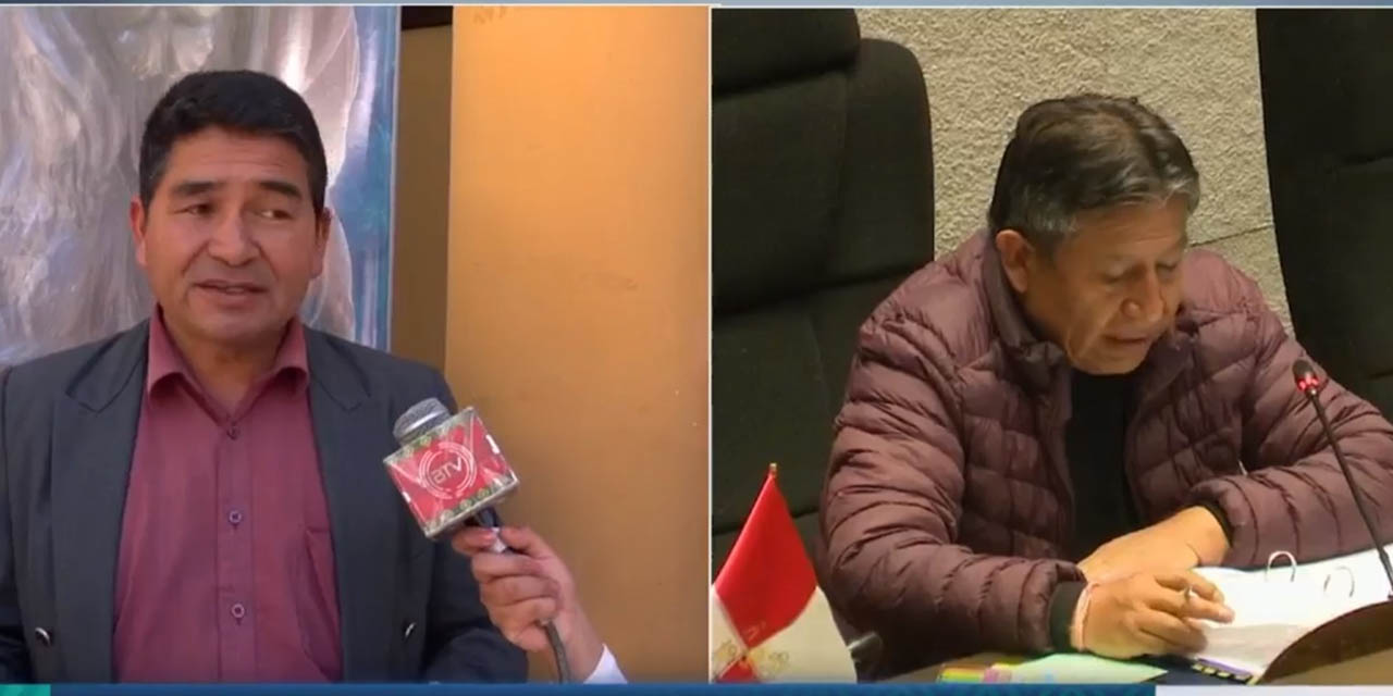 Foto: Captura Bolivia Tv.