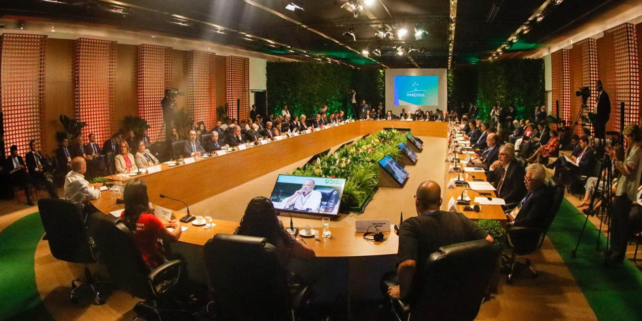 La cumbre del Mercosur 2023, este mes, en Brasil.  | Foto: Comunicación Presidencial