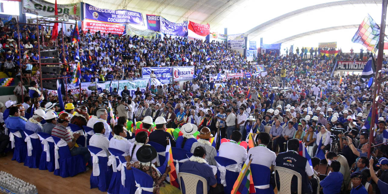 El congreso de Lauca Ñ, en octubre.