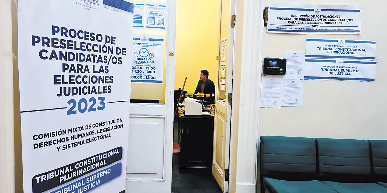 El proceso de preselección de candidatos a magistrados quedó paralizado desde abril en la Asamblea. | Foto: Archivo