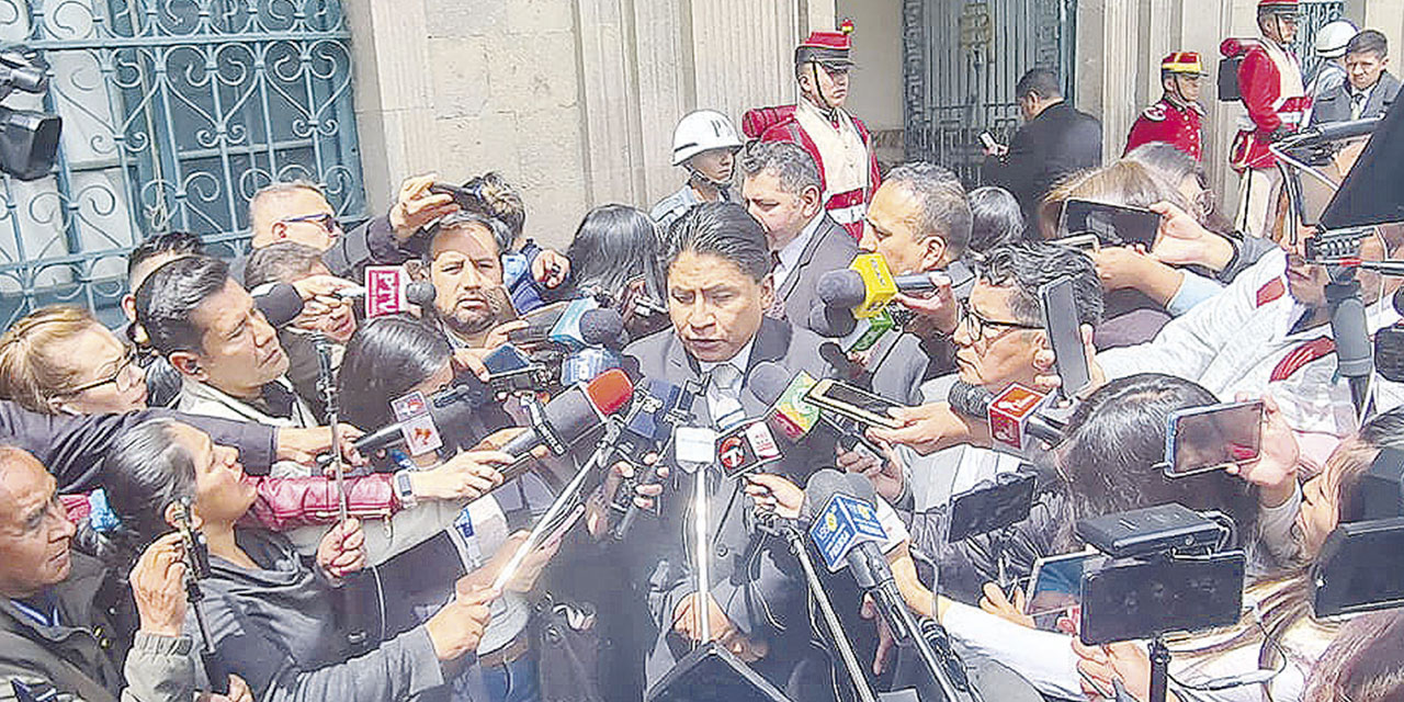 El ministro de Justicia, Iván Lima.  | Foto: Gonzalo Jallasi