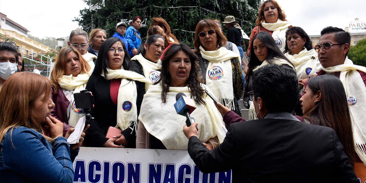 Organización nacional Mujeres del Alba. Foto:  Gonzalo Jallasi