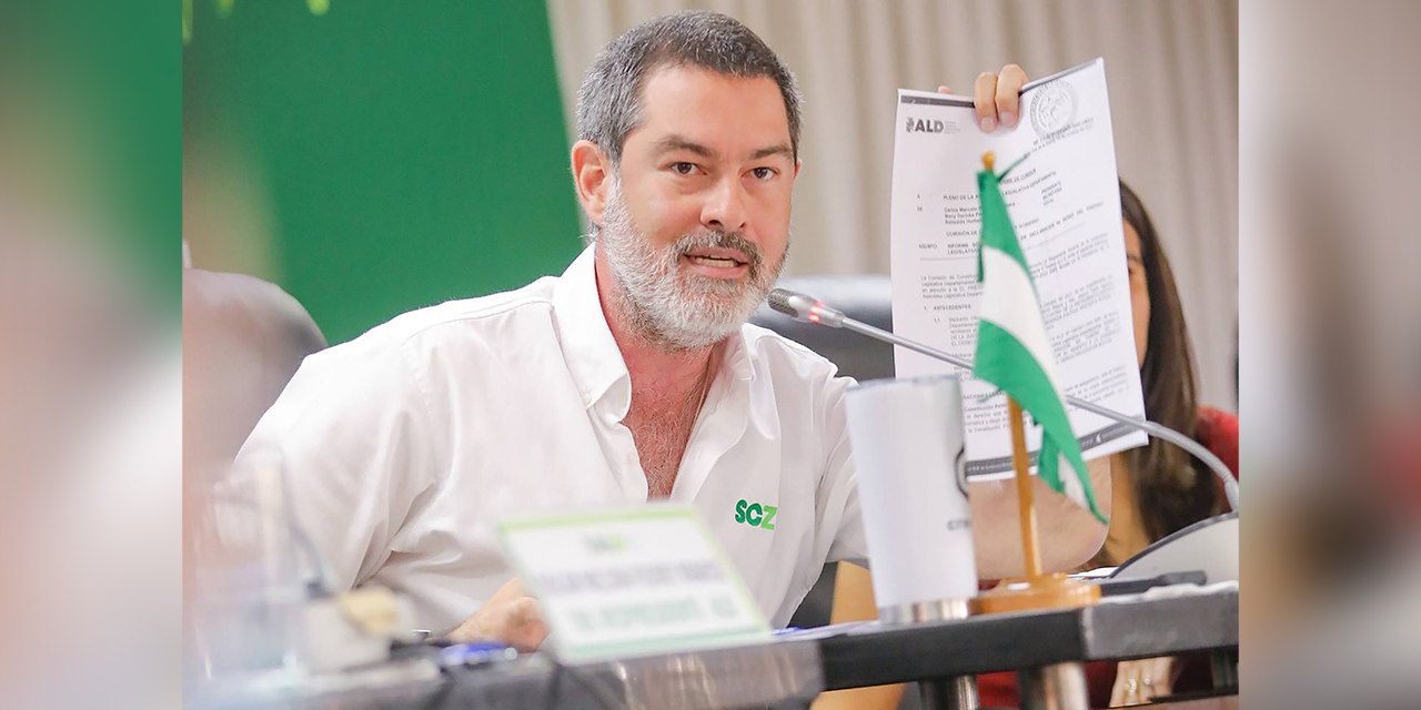 El presidente de la Asamblea cruceña, Zvonko Matkovic. Foto: Archivo