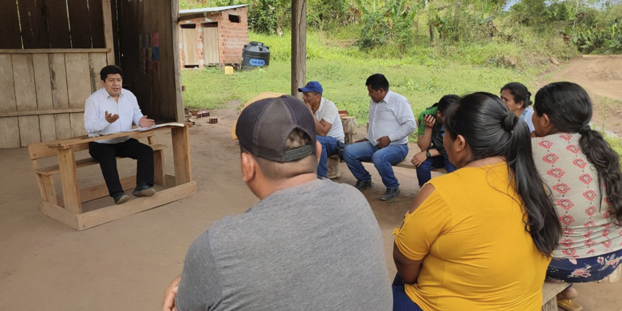 El TED La Paz explica los alcances de la creación de un asiento electoral.