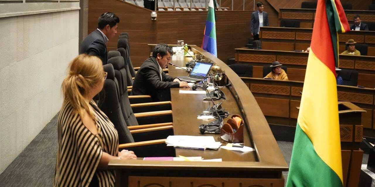 El presidente de la Cámara de Diputados, Israel Huaytari. FOTO:  ALP