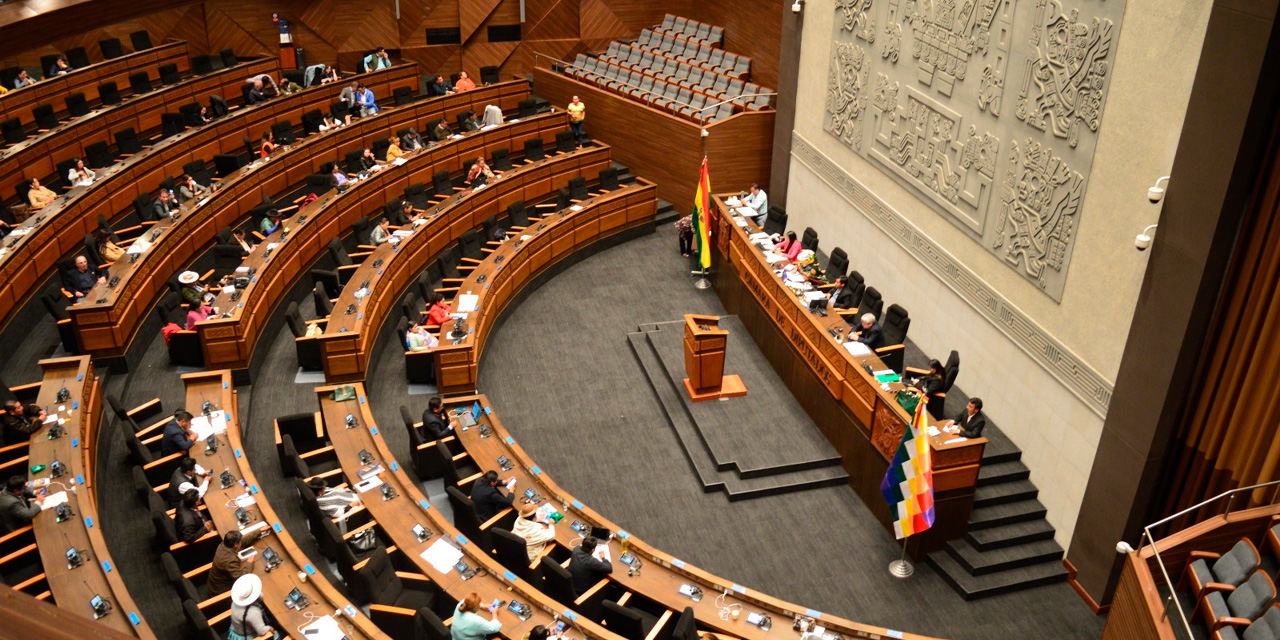 Legisladores de la Cámara de Diputados durante la sesión de tratamiento de proyectos de ley. | Foto: Diputados