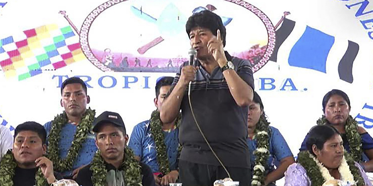 Evo Morales Ayma en el trópico