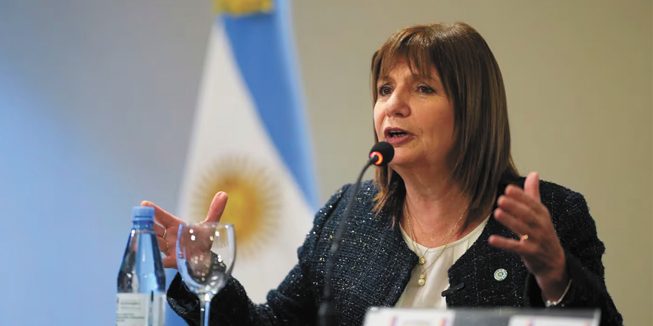  La ministra de Seguridad de Argentina, Patricia Bullrich. Foto: RRSS