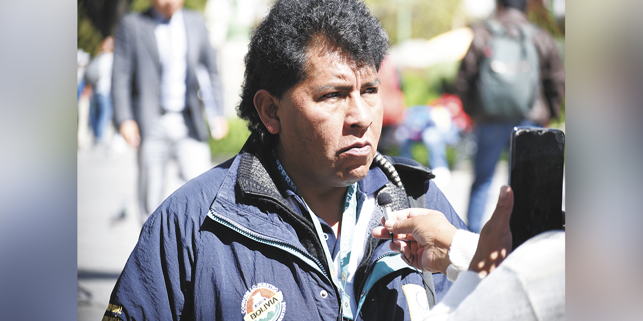  El vicepresidente de Fermype, Marco Antonio Condori. | Foto: Gustavo Ticona