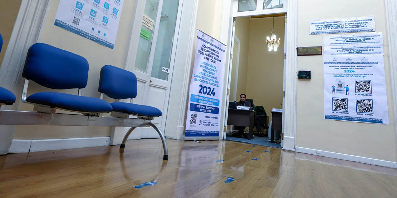 El 17 de febrero se inició el proceso de preselección de los candidatos judiciales. | Foto: Archivo