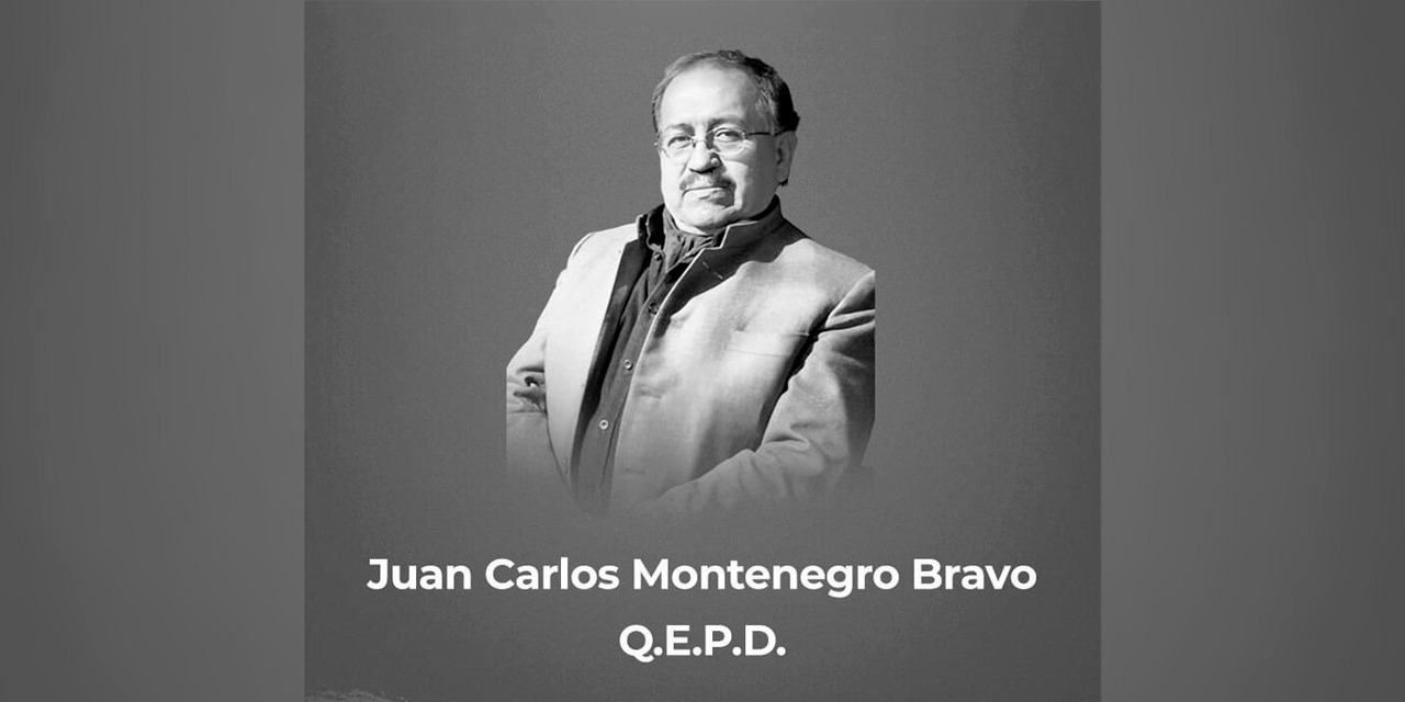 Exgerente Nacional de Recursos Evaporíticos Juan Carlos Montenegro. Imagen tomada de la cuenta en RRSS del presidente Luis Arce