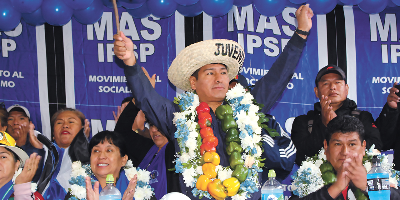 Grover García, nuevo presidente del MAS-IPSP en Santa Cruz. Foto: Archivo