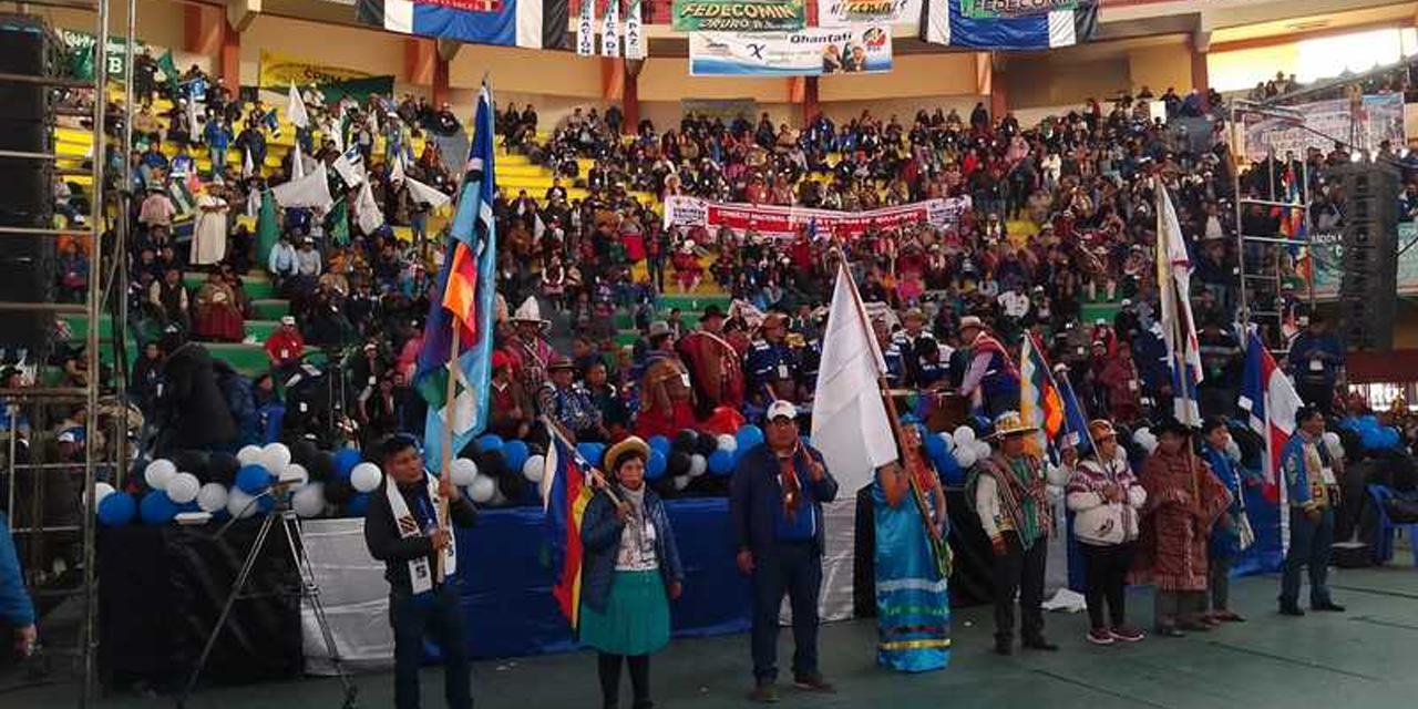 Congreso del MAS en El Alto. Foto archivo