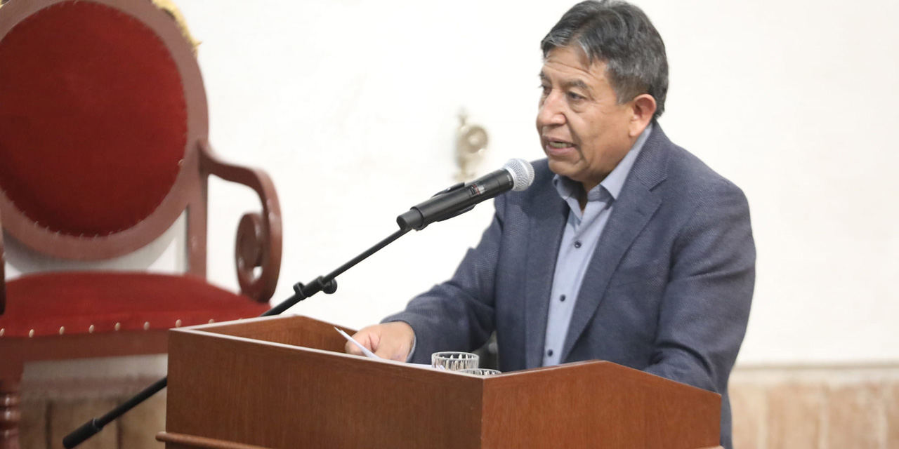 El vicepresidente del Estado y presidente de la Asamblea Legislativa Plurinacional, David Choquehuanca. Foto: Archivo VEP