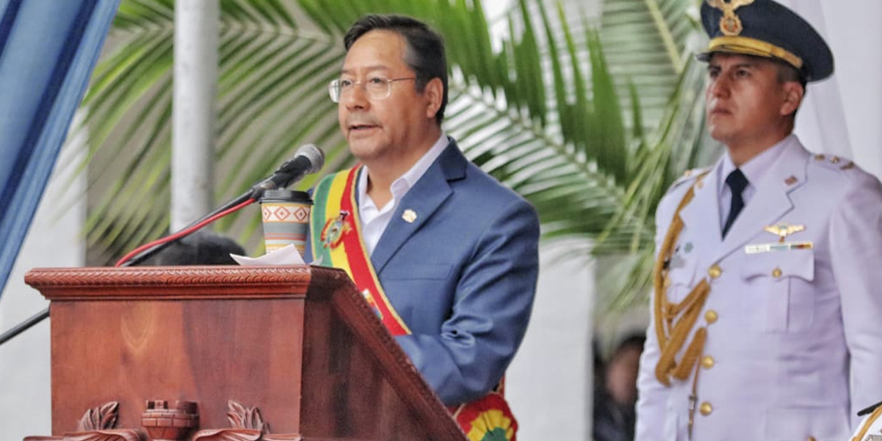 Presidente Luis Arce. Foto: Archivo Comunicación Presidencial